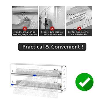 KDSKSC Tin Foil Organizer for Effortless Storage