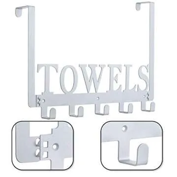 Stylish Over The Door Towel Rack Perfect for Every Room