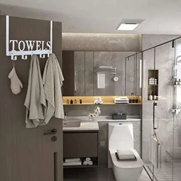 Stylish Over The Door Towel Rack Perfect for Every Room