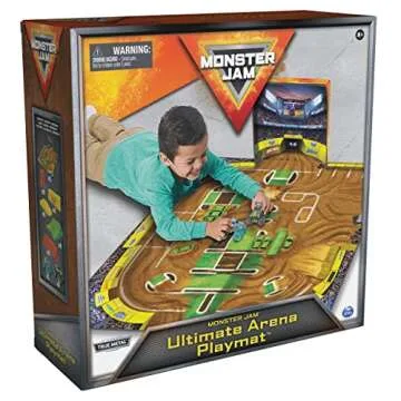 Monster Jam Ultimate Arena Playmat with Trucks & Accessories