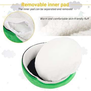 2 in 1 Cat Bed Cave Christmas Tree Nest House Cat Igloo Xmas Kitten Hut Hideout,Cute Pet Cave Beds for Small Dog or Bunny