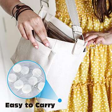 MorTime 300 Pcs Compressed Towels, Portable Coin Tissues Disposable Towel for Travel Outdoor Camping Hiking Sports