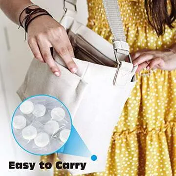 MorTime 300 Pcs Compressed Towels, Portable Coin Tissues Disposable Towel for Travel Outdoor Camping Hiking Sports