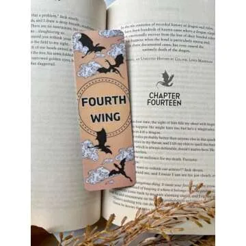 Unique 6 Pieces Fourth Wing Bookmarks for All Readers