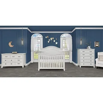 Elegant 5-In-1 Évolur Madison Crib in Antique Grey Mist