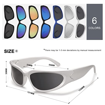 Trendy VANLINKER Sport Sunglasses with UV Protection for Women