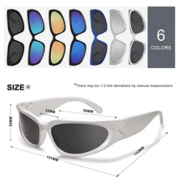 Trendy VANLINKER Sport Sunglasses with UV Protection for Women