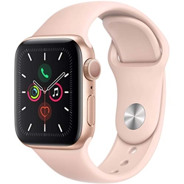 Renewed Apple Watch Series 4 GPS Gold Aluminum Pink Sand Band