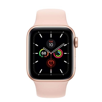 Renewed Apple Watch Series 4 GPS Gold Aluminum Pink Sand Band