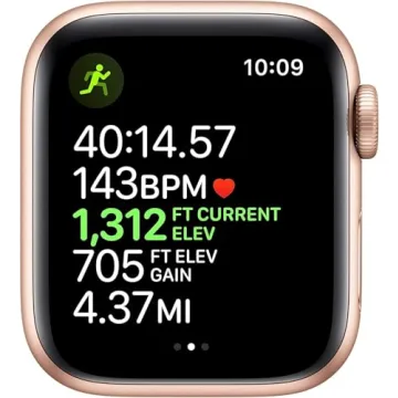 Renewed Apple Watch Series 4 GPS Gold Aluminum Pink Sand Band