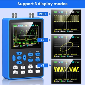 Handheld Oscilloscope 120MHz with Signal Generator and FFT