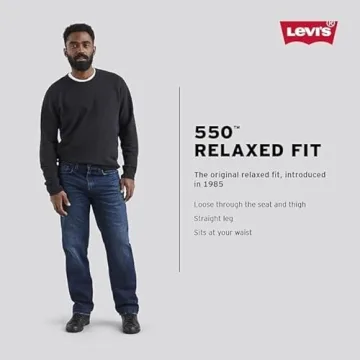 Levi's Men's 550 Relaxed Fit Jeans for Comfort and Style