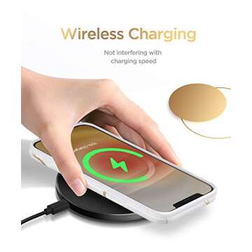 GVIEWIN for iPhone 12 Case and 12 Pro Case 6.1 Inch 2020, Marble Parttern Ultra Slim Thin Glossy Soft Durable TPU Shockproof Scratch-Proof Phone Protective Covers for Women (White)