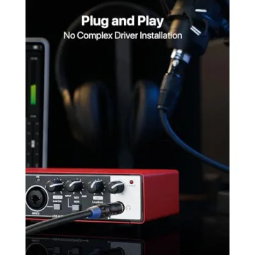 CIXUN 2i2 USB-C Audio Interface for PC/Mac Recording