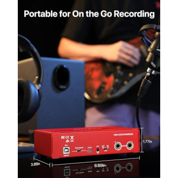 CIXUN 2i2 USB-C Audio Interface for PC/Mac Recording