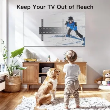 PERLESMITH Fixed TV Wall Mount for 26-60 inch TVs