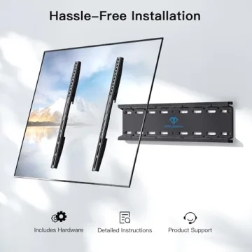 PERLESMITH Fixed TV Wall Mount for 26-60 inch TVs