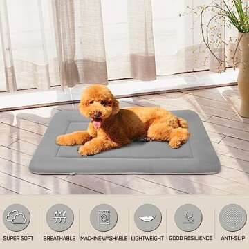 Magic Dog Bed - Soft Crate Pad for Medium/Large Dogs