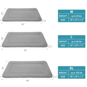 Magic Dog Bed - Soft Crate Pad for Medium/Large Dogs