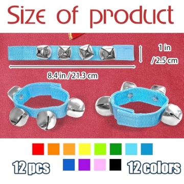 Colorful Jingle Bells Set for Kids' Music Fun