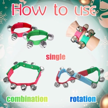 Colorful Jingle Bells Set for Kids' Music Fun