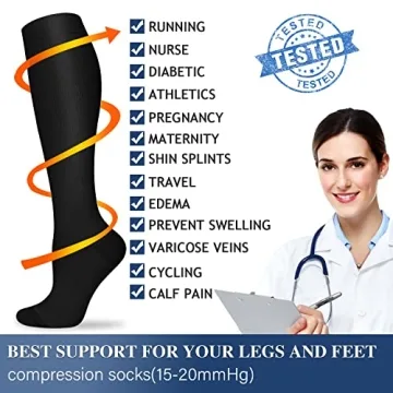 SOOVERKI Compression Socks - Supportive & Comfortable Circulation Socks