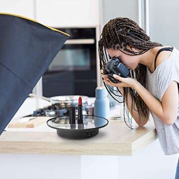 ZLMONDEE Rotating Display Stand: 360° Showcase Solution