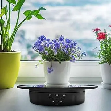 ZLMONDEE Rotating Display Stand: 360° Showcase Solution