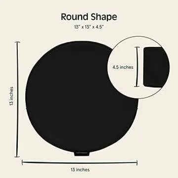 Retrospec Sedona Zafu Meditation Cushion - Yoga Pillow