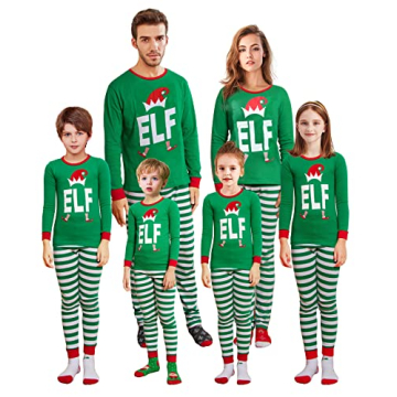KikizYe Christmas Family Matching Pajamas for Holidays