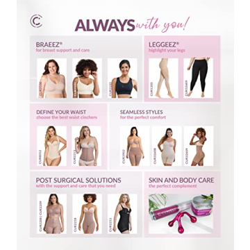 Curveez High Waisted Tummy Control Panties for Women