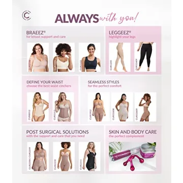 Curveez High Waisted Tummy Control Panties for Women