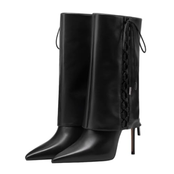 Chic Stiletto Heel Mid Calf Boots for Women
