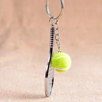 Stylish Leprato Tennis Keychain Gift for Tennis Fans