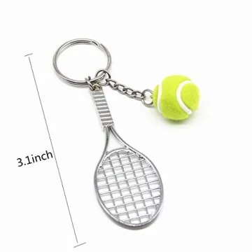Stylish Leprato Tennis Keychain Gift for Tennis Fans