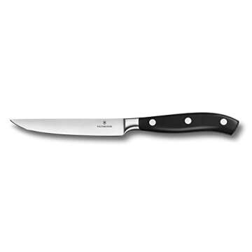 Victorinox 7.7203.12G Forged 4-1/2-Inch Steak Knife - Premium Quality Dining Essential for Chefs