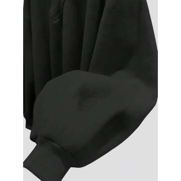 Hilinker Women's Comfortable V Neck Oversized Sweatshirt