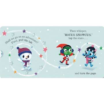 Interactive Snowman Book for Kids - Winter Fun