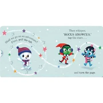 Interactive Snowman Book for Kids - Winter Fun