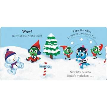 Interactive Snowman Book for Kids - Winter Fun