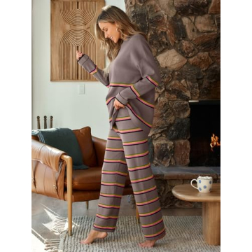 LILLUSORY Cozy Two-Piece Knit Sweater Set for Women 2024