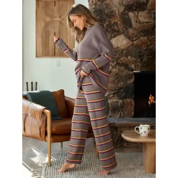 LILLUSORY Cozy Two-Piece Knit Sweater Set for Women 2024