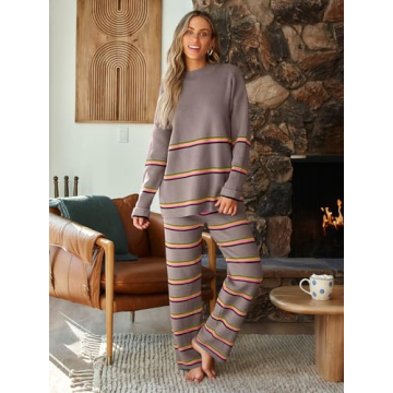 LILLUSORY Cozy Two-Piece Knit Sweater Set for Women 2024