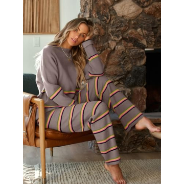 LILLUSORY Cozy Two-Piece Knit Sweater Set for Women 2024