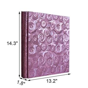 Ksmxos 600 Pockets Leather Cover Photo Album 4x6 Large Capacity for Baby Family Wedding Anniversary ...