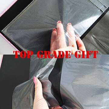 Ksmxos 600 Pockets Leather Cover Photo Album 4x6 Large Capacity for Baby Family Wedding Anniversary Albums Rose