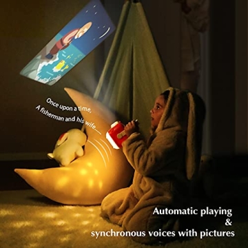 ZZZMOON Projector for Kids’ Bedtime Stories and Learning