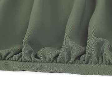 RXRXCOCO Women Deep V Neck One Piece Swimsuits Criss Cross Ruched Tummy Control Swimwear Halter Bathing Suit Green Medium