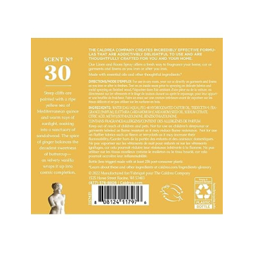 Caldrea Vanilla Quince Santal Linen Spray for Home