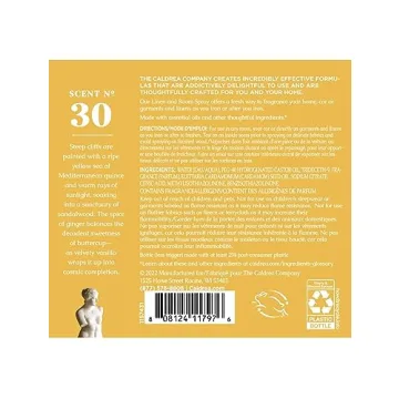 Caldrea Vanilla Quince Santal Linen Spray for Home